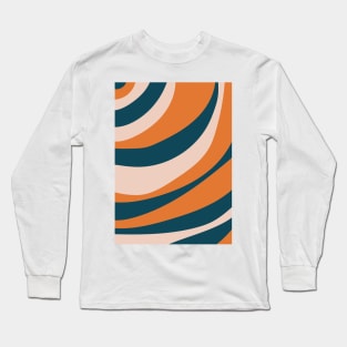 Curved stripes II Long Sleeve T-Shirt